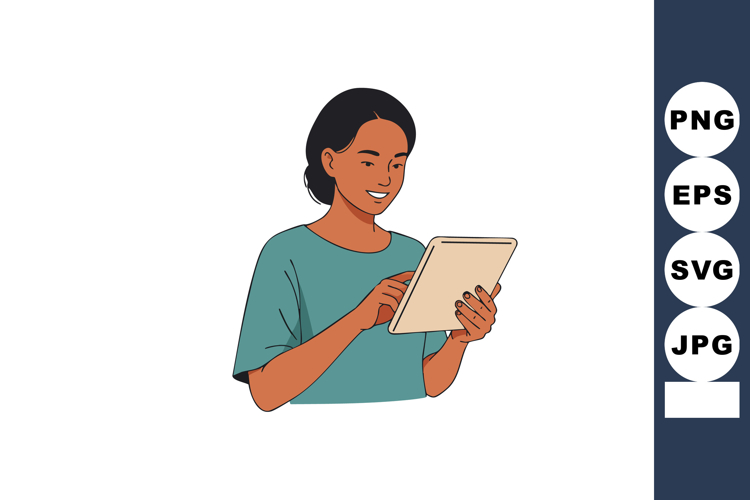 Tablet Clipart Image 24
