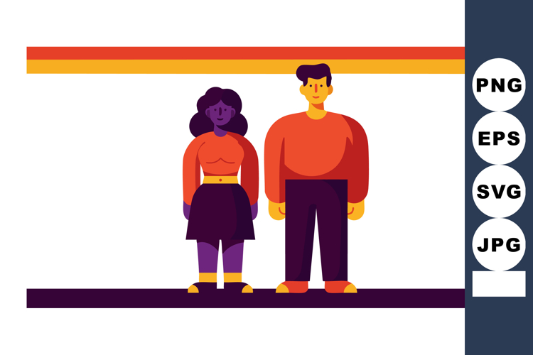 Man And Woman Silhouette Image 3
