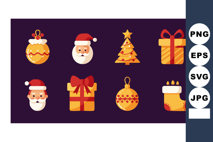 Christmas Ball Ornament Clipart Image 23