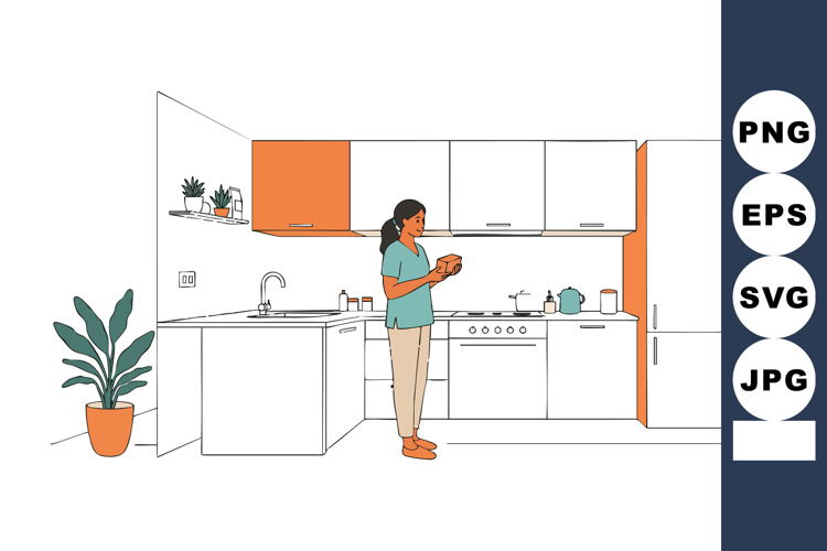 Kitchen Clipart Image 24