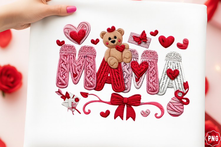 Valentine Mama Coquette sublimation Png
