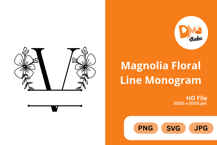 Magnolia Illustration Image 21