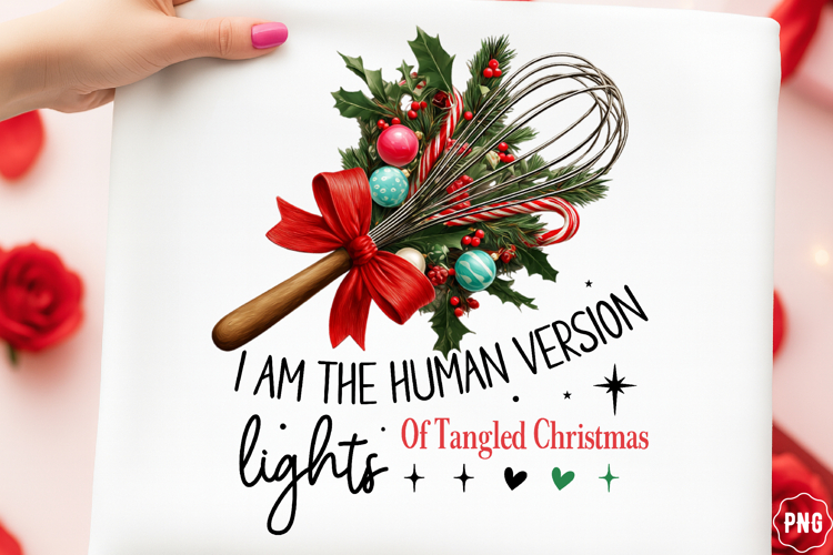 I Am The Human Version Of Tangled Christmas Lights sublimati