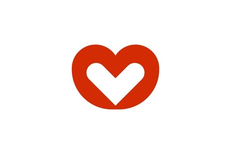 V logo design