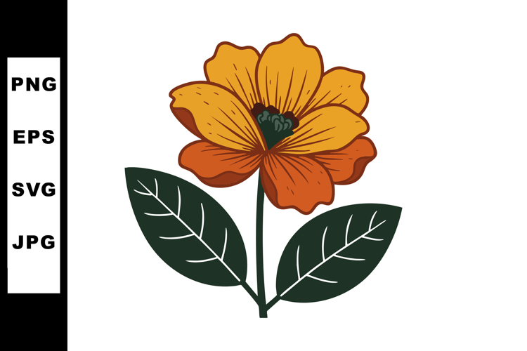 Simple Flower Clipart Image 2