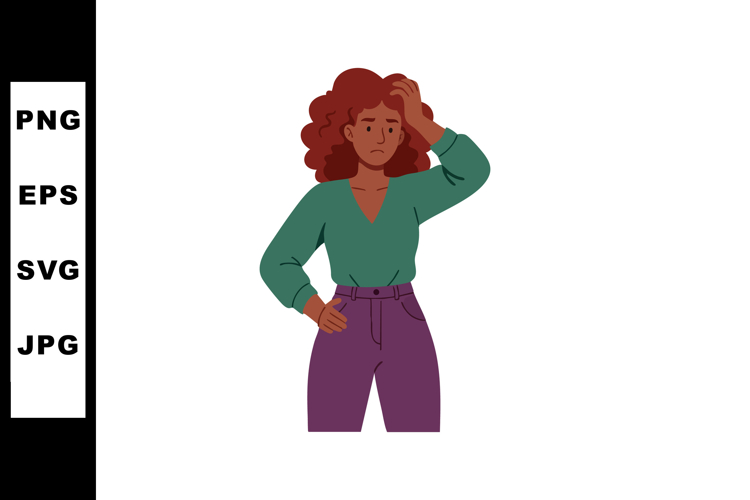 Worried Clipart Image 2