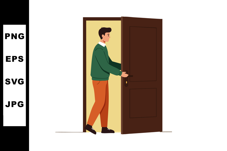 Door Open Clipart