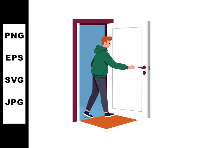 Door Open Clipart Image 19