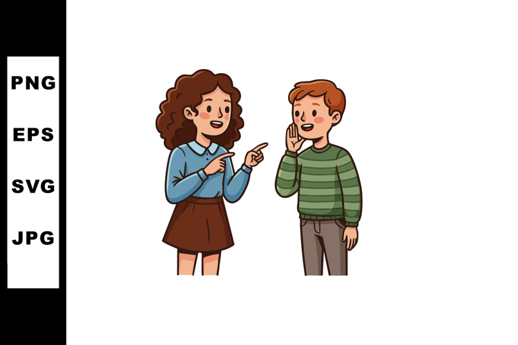 Whisper Clipart Image 6