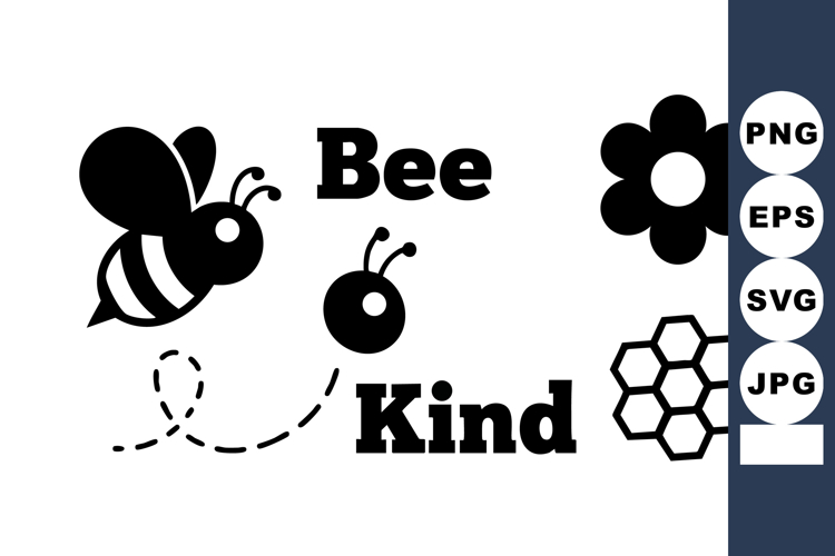Flower With Bee Clipart Image 2