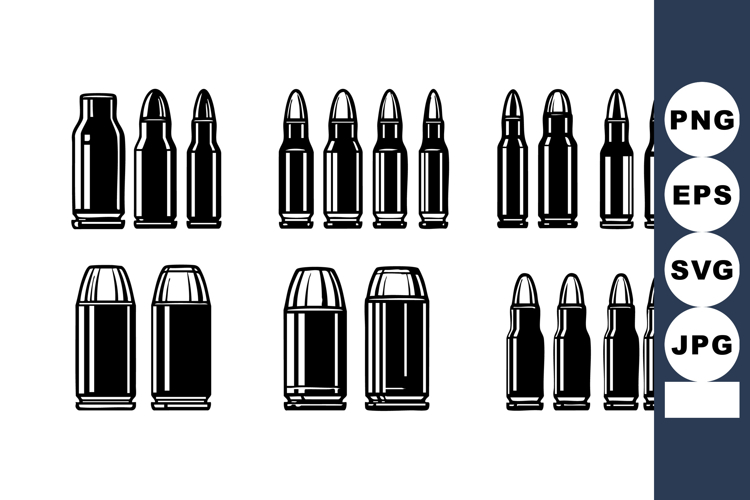 Bullet Vector Image 9