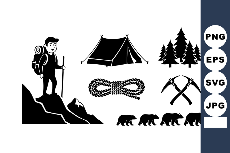 Hiking Clipart Image 3