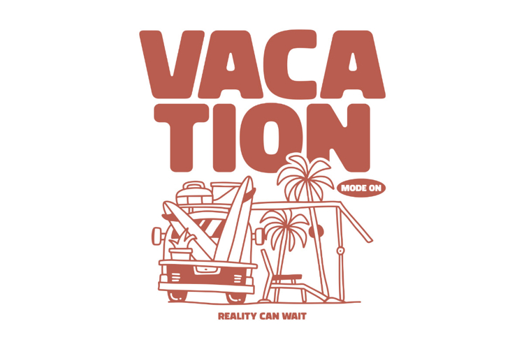 Vacation Mode On Summer Travel Quotes T-shirt Design