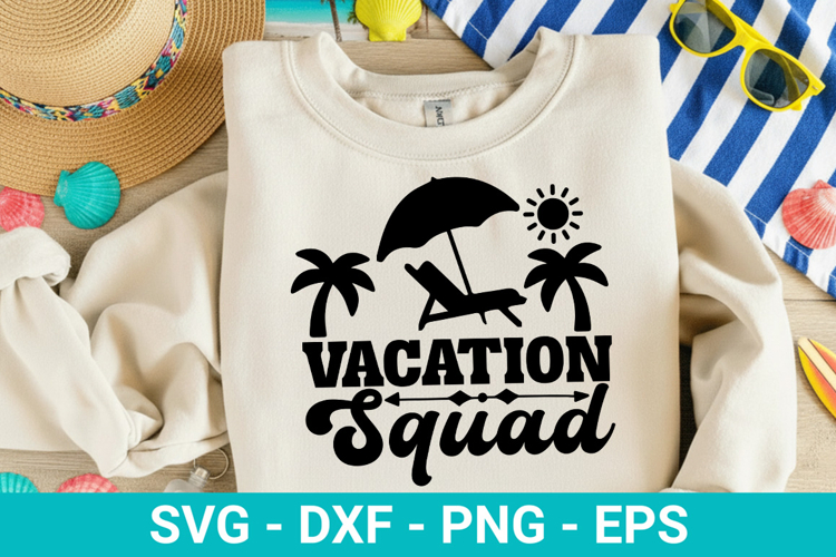 Vacation Squad - Family Vacation SVG Design