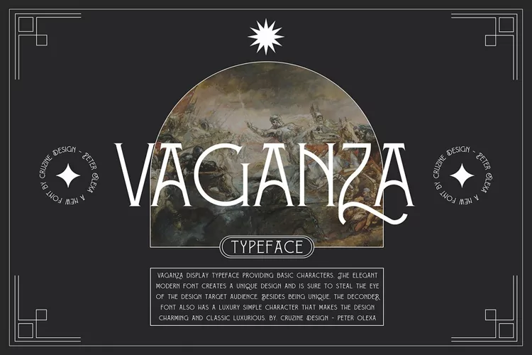 Vaganza - Vintage Serif Font