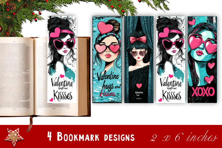 Valentines day bookmark printable | Valentines Day Bookmark