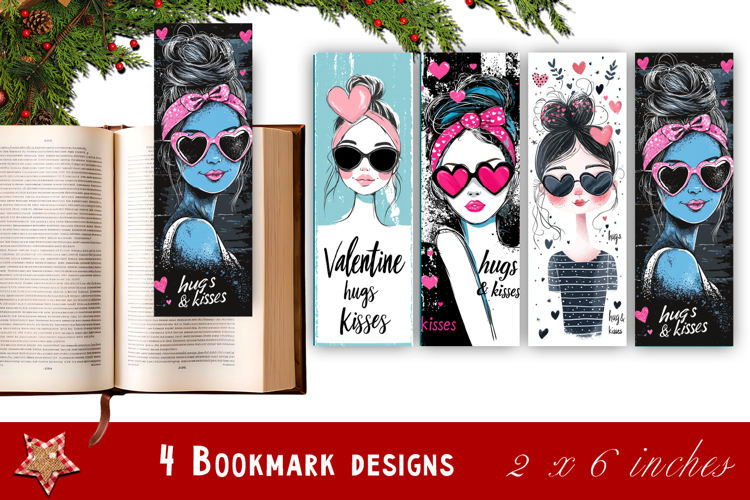 Valentines day bookmark printable | Valentines Day Bookmark