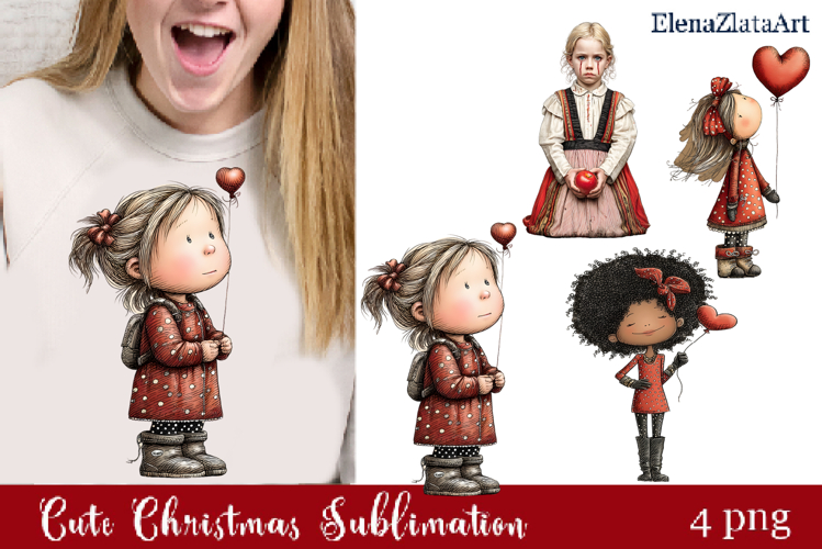 Heartfelt Moments Clipart, Happy Little Hearts