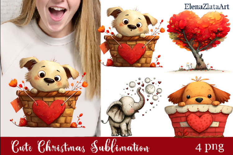 Heartfelt Moments Clipart, Happy Little Hearts