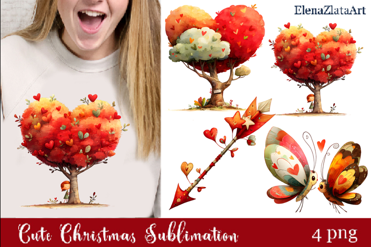 Heartfelt Moments Clipart, Happy Little Hearts