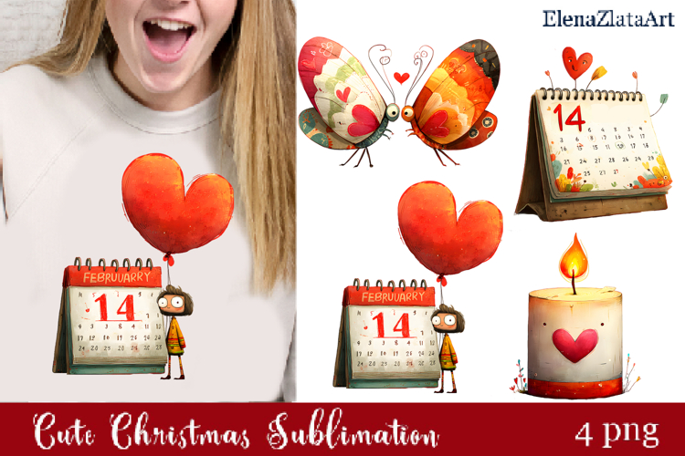 Heartfelt Moments Clipart, Happy Little Hearts