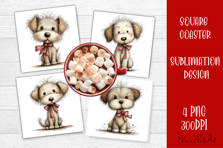 Valentines Day square coasters |love funny sublimation