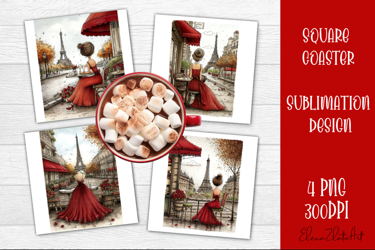 Valentines Day square coasters |love funny sublimation