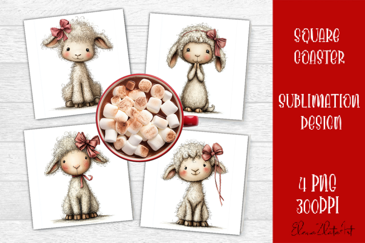 Valentines Day square coasters |love funny sublimation