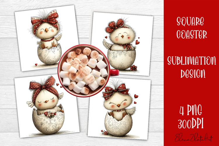 Valentines Day square coasters |love funny sublimation