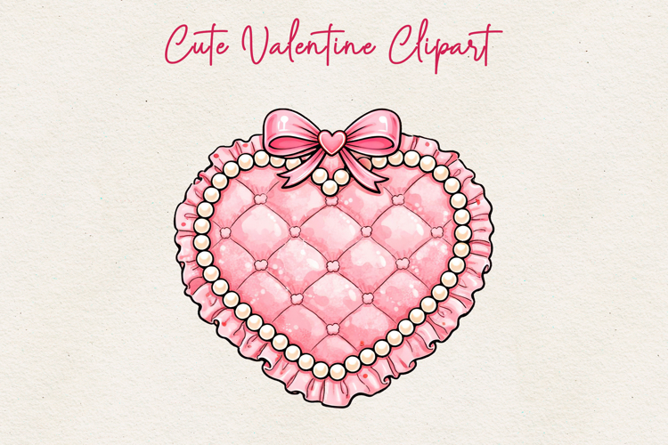 Valentine Clipart PNG | Cute Love Illustration | Romantic
