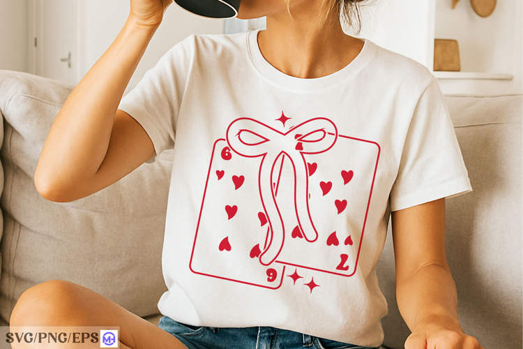 Valentine 67 Card SVG PNG T-shirt Design