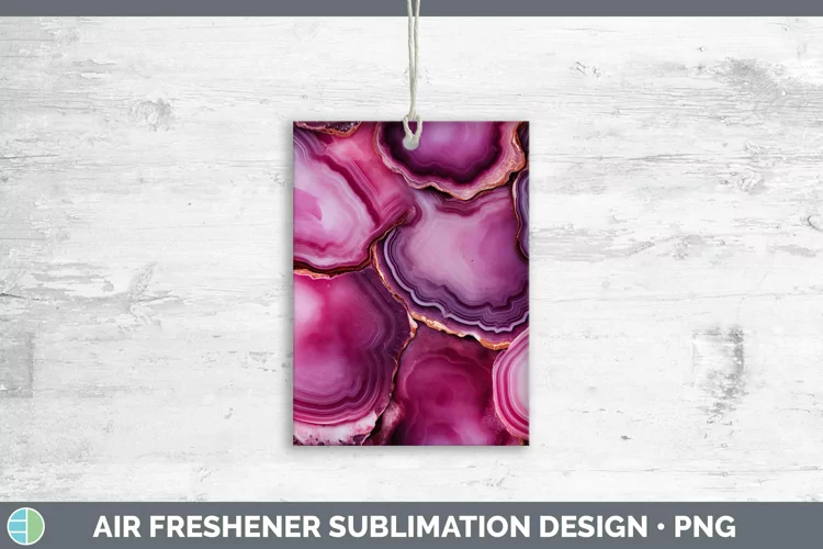 Valentine Agate Air Freshener Sublimation Car Freshener Desi