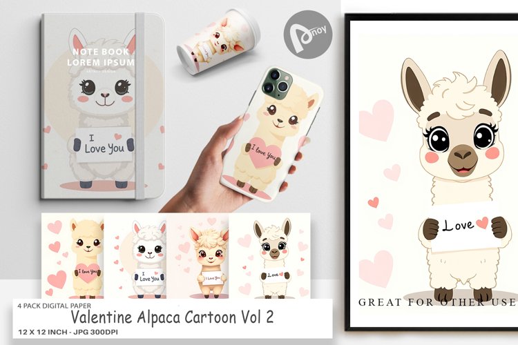 Valentine Scrapbook Paper