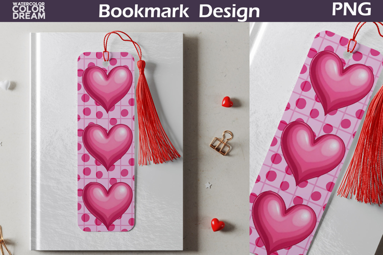 Valentine Bookmark | Valentines Day Heart Bookmark