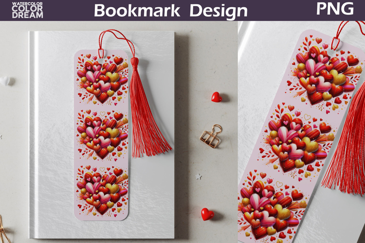 Printable Valentine Bookmark Image 22