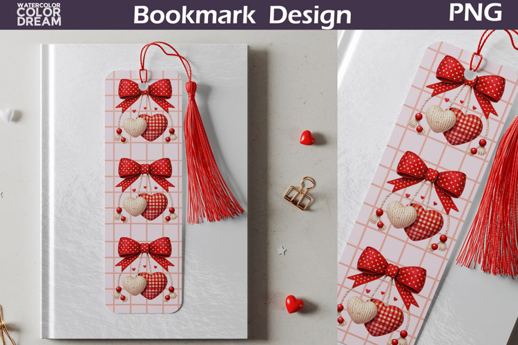 Printable Valentine Bookmark Image 6