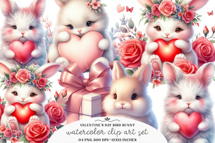 Valentine Bunny Clipart