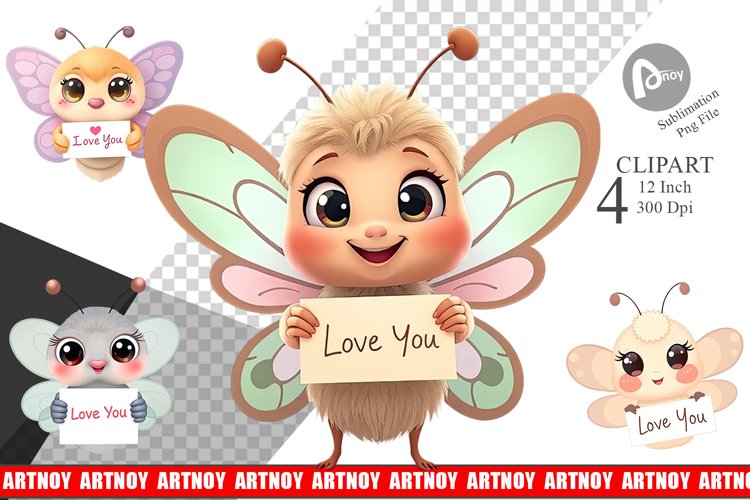 Butterfly Cartoon Image 3