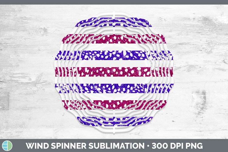 Valentine Cheetah Print Wind Spinner Sublimation Spinner Des