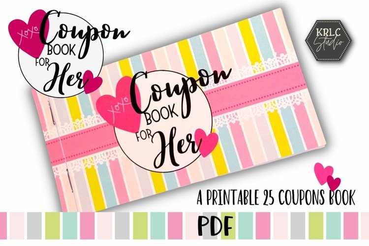 Printable Valentine Coupon Book for Her