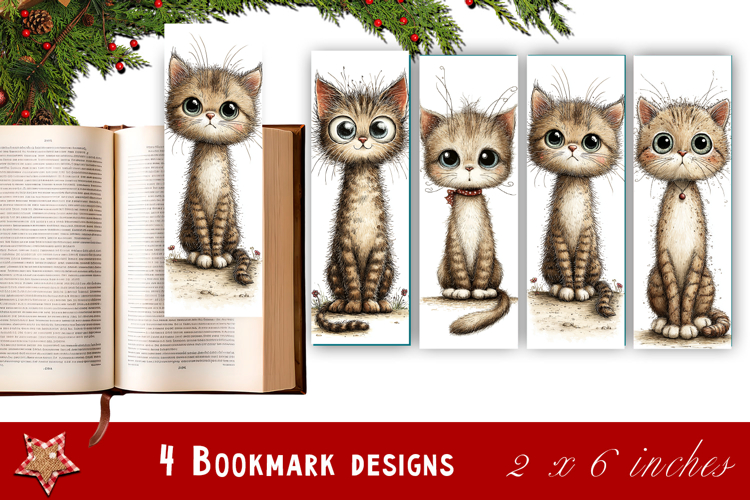 Watercolour Valentine Day animals Bookmarks Sublimation