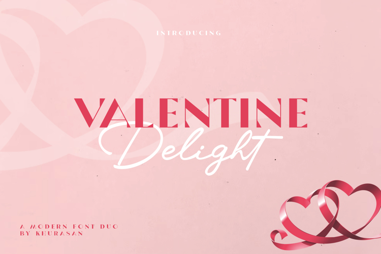 Valentine Delight Font Duo