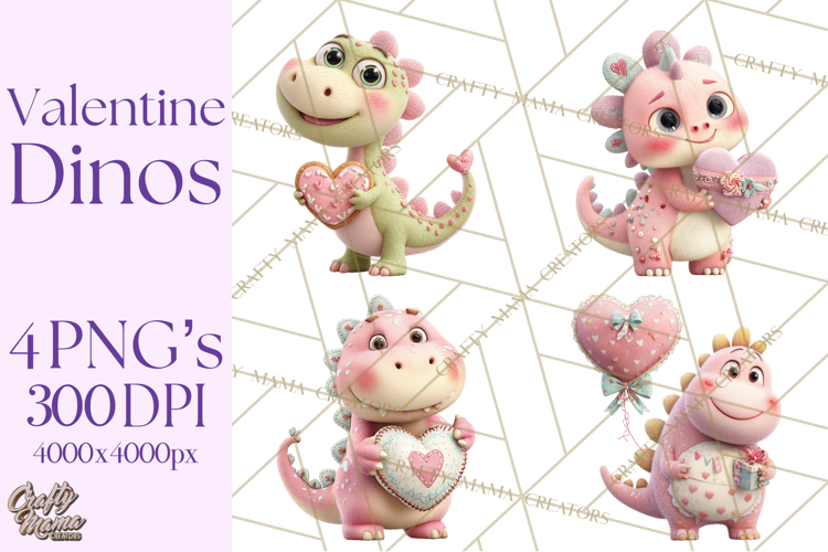 Cute Dinosaur Clipart Image 21