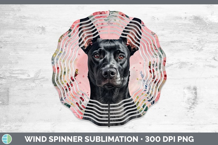 GorgeousValentine Dogs Wind Spinner design.