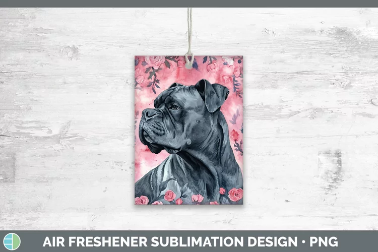 Valentine Dogs Cane Corso Air Freshener Sublimation Car Fres