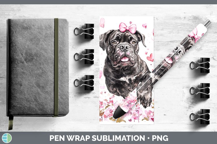 GorgeousValentine Dogs Pen Wrap design.