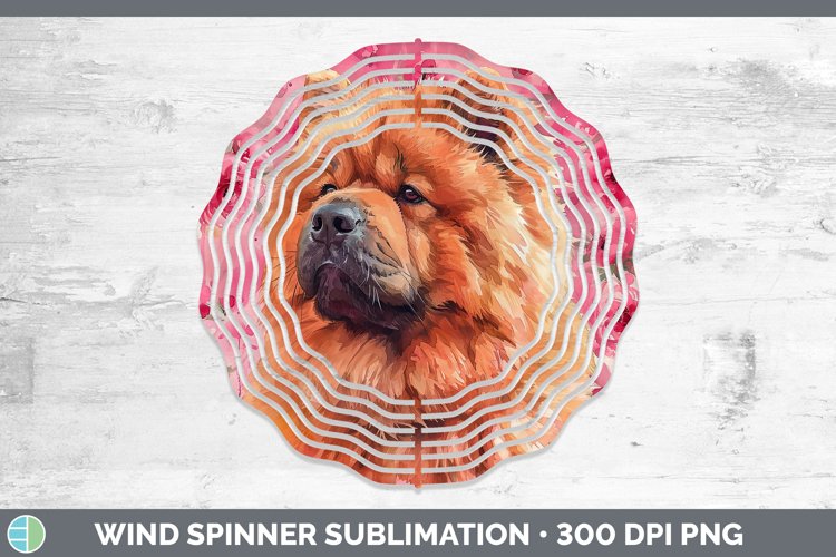 GorgeousValentine Dogs Wind Spinner design.