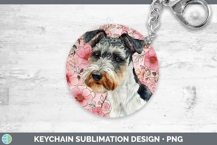 GorgeousValentine Dogs Keychain design.