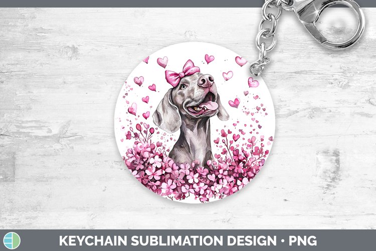 GorgeousValentine Dogs Keychain design.