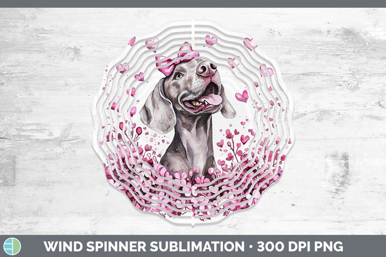 GorgeousValentine Dogs Wind Spinner design.